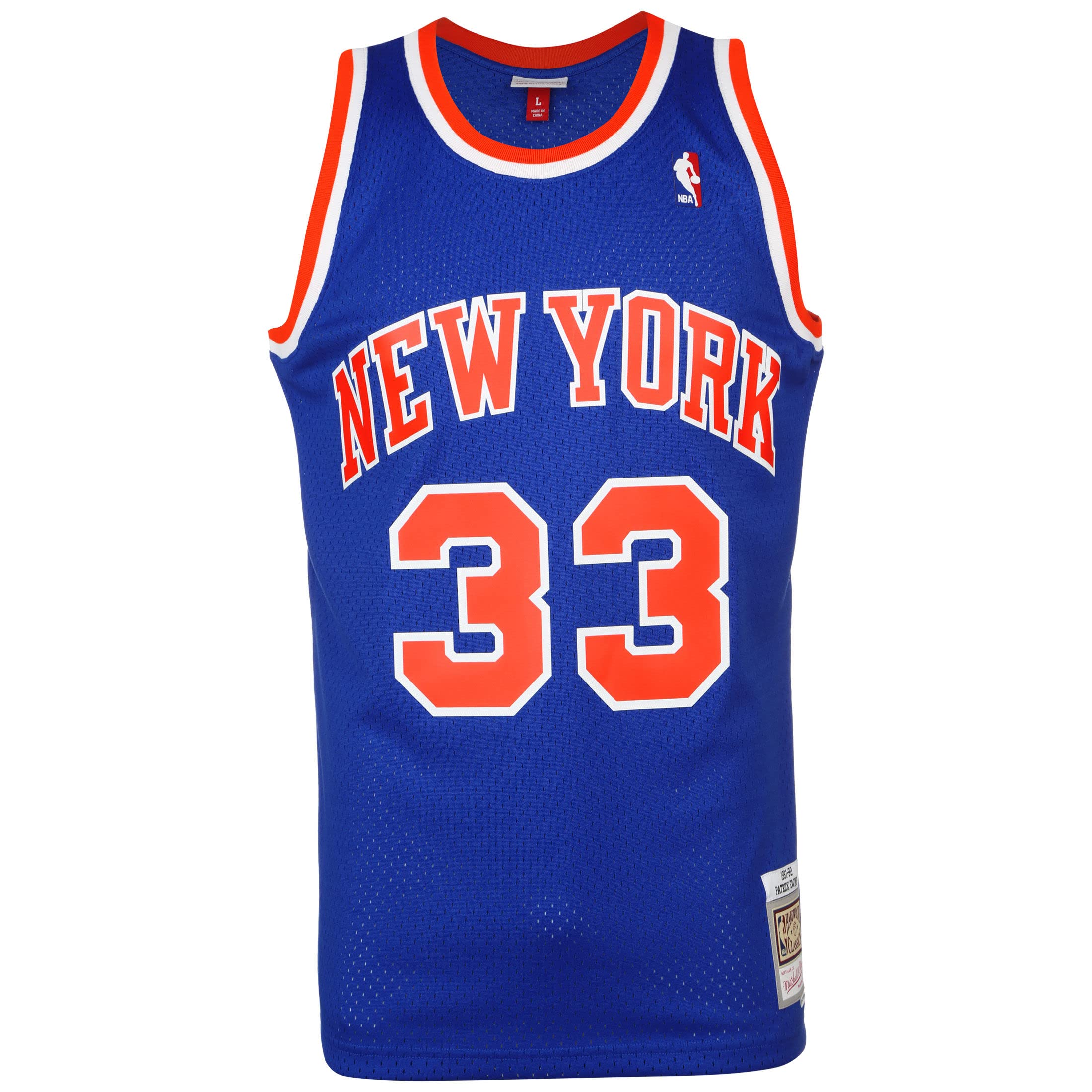 Mitchell & Ness NBA New York Knicks Patrick Ewing - Maglia da uomo