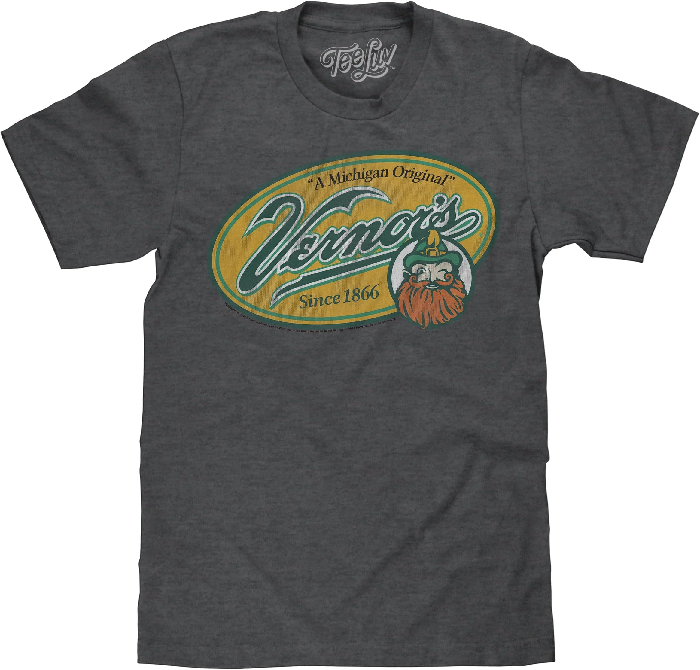 Tee LuvFaded Vernor's Ginger Ale Shirt - Vernors A Michigan Original Soda Shirt