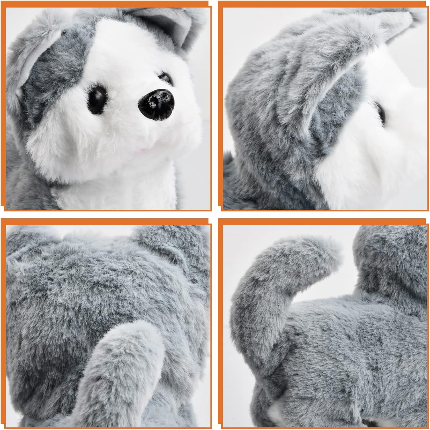 Bezavea Toy Dogs for Kids, Electronic Interactive Plush Dog Toys