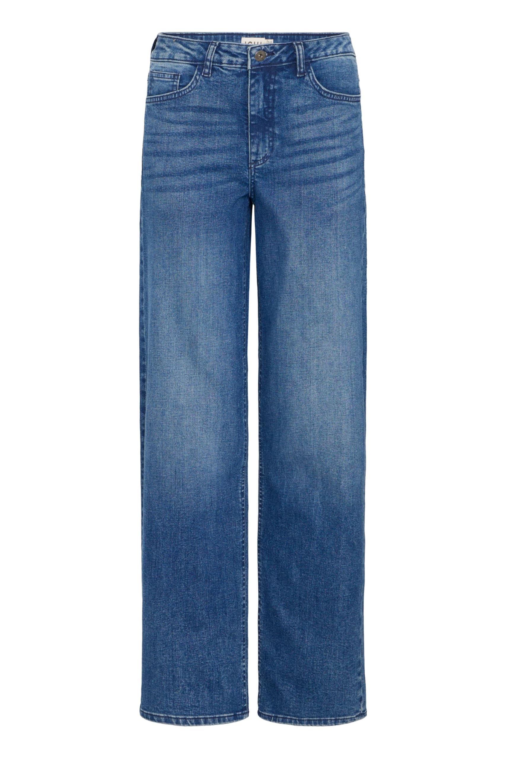 ICHI Damen Ihtwiggy Straight Long Freizeithose