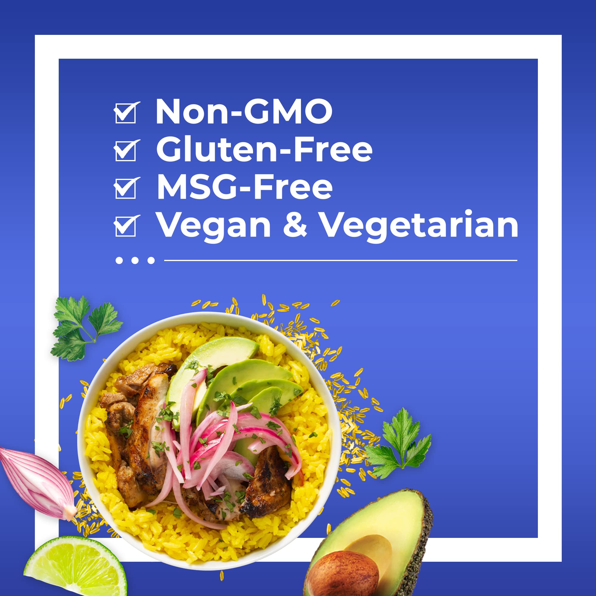 Mahatma Yellow Rice Mix, Long-Grain Rice, Stovetop or Microwave Rice, Gluten-Free and Kosher 20-Minute, 5 Ounces, Pack of 12