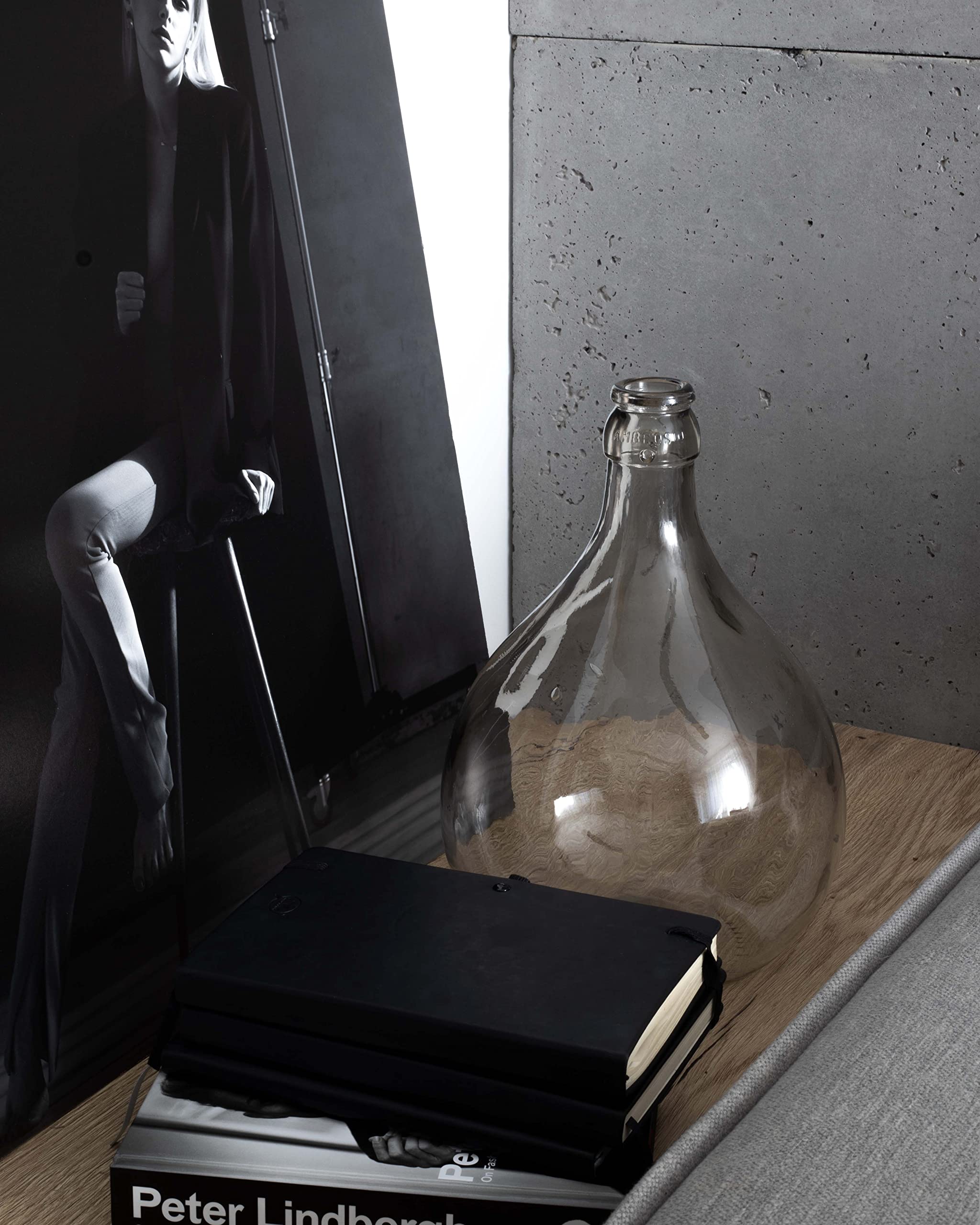 Dame Jeanne en Verre - Bonbonne de Fermentation 10 L avec Panier en Plastique, Bouchon en Caoutchouc et Barboteur - Ballon à Vin, Bière, Kombucha - Col Étroit Hermétique