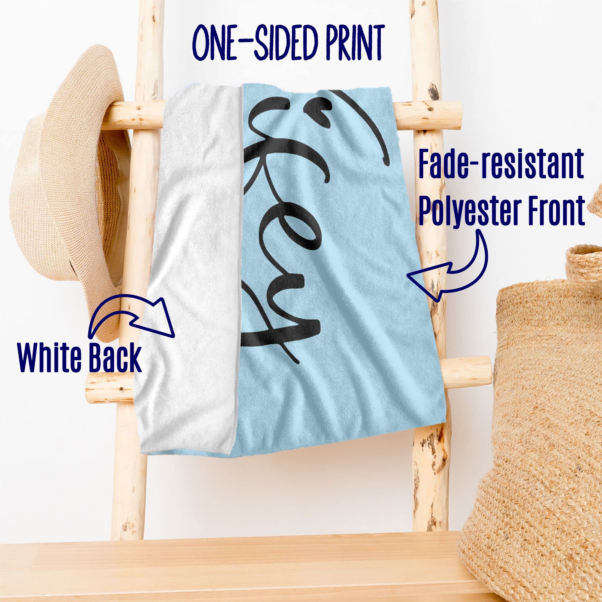 LG Couples Personalized Beach Towels, Bridal Shower Gift, Couples