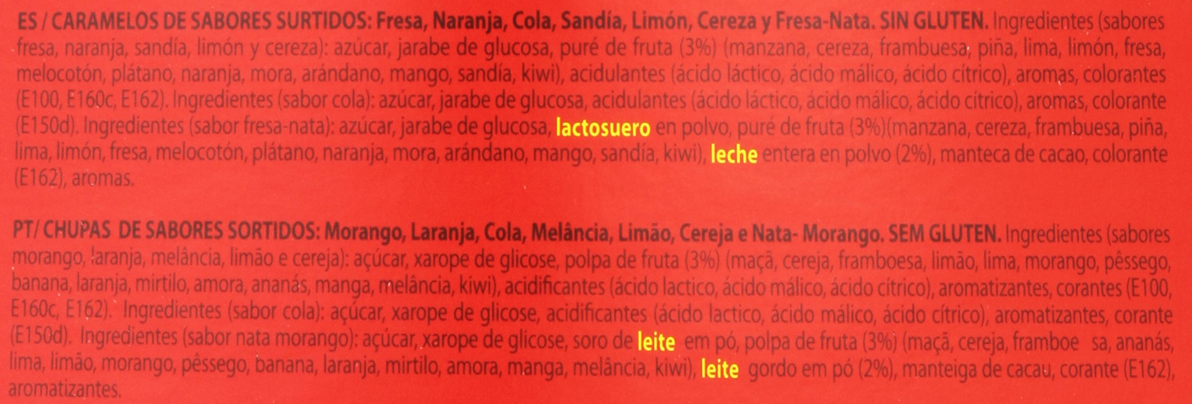Chupa Chups - Lollipops The Best Of - Caramelos de sabores surtidos - 200 unidades [Modelo antiguo]