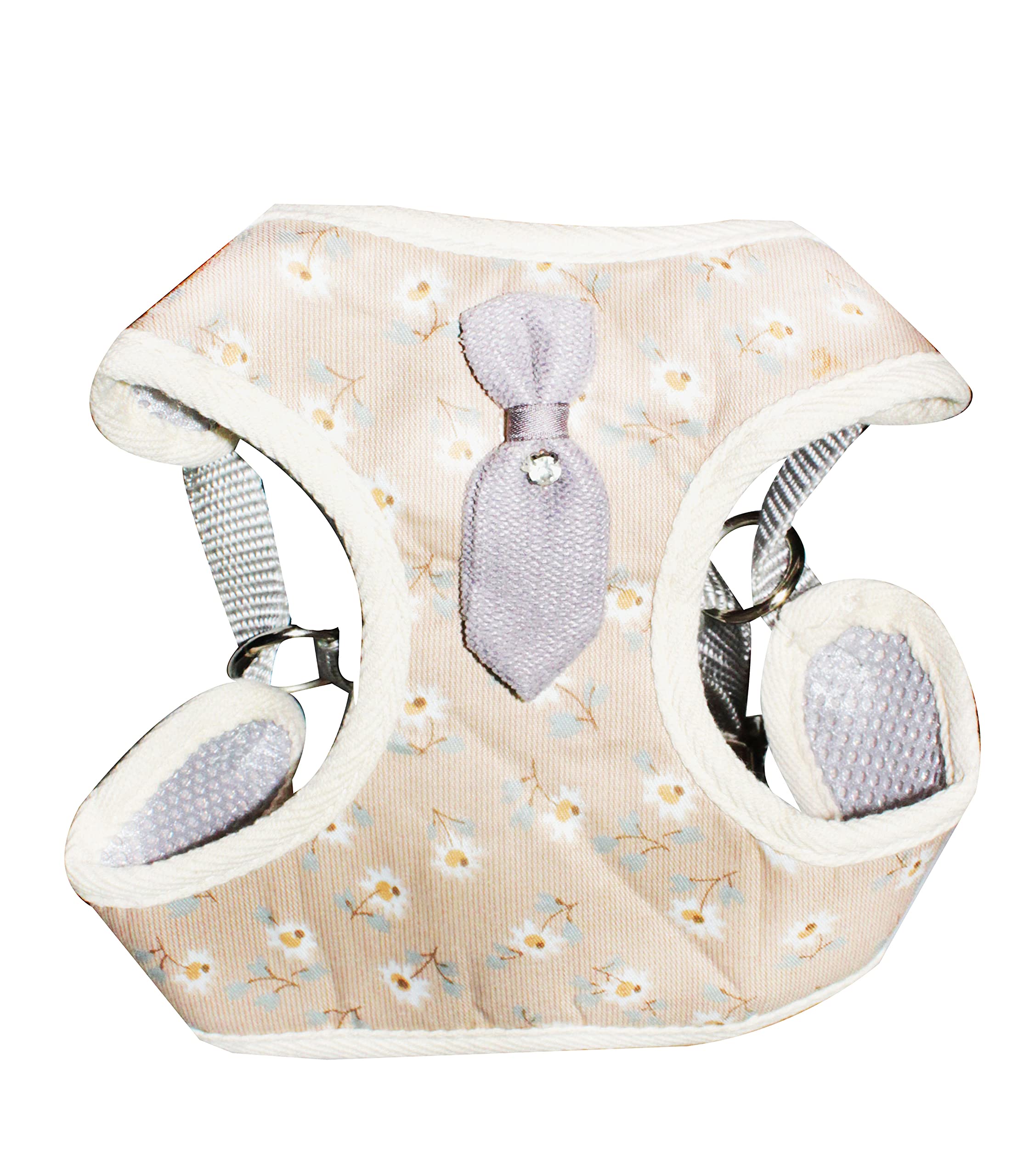Emily Pets Dog Harness & Leash Set Breathable Soft Mesh Puppy Vest Harness Adjustable Pet Harnesses for Small Medium Pets Dogs and Cats |Brown| (Large) (B09DYLHQLD) Amazon Price History, Amazon Price Tracker