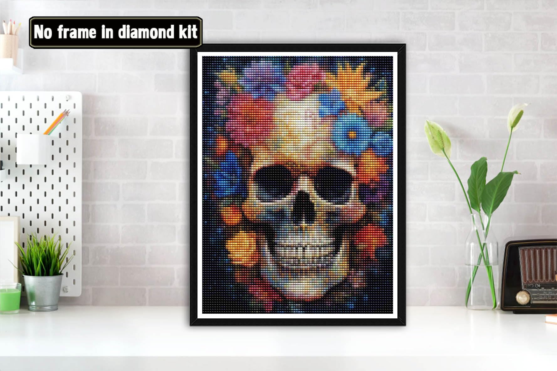 Bimkole 5D Diamond Painting Kit Completo Fai da Te Fiore