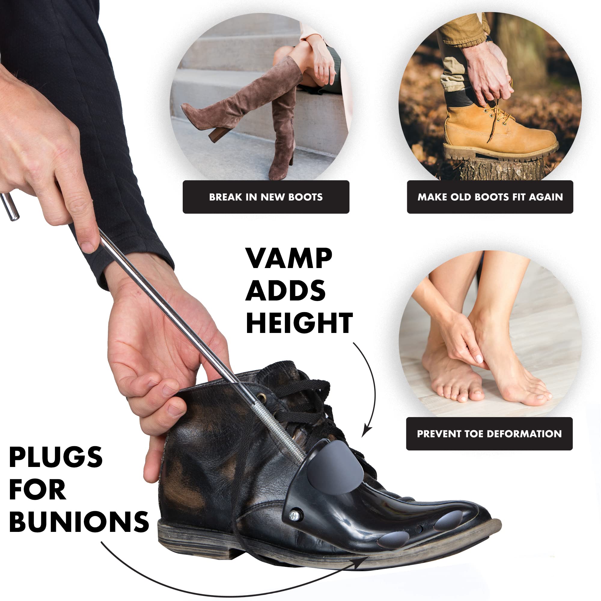 FOOTMATTERS Estirador de botas de alta calidad para hombres y mujeres con botas ajustadas