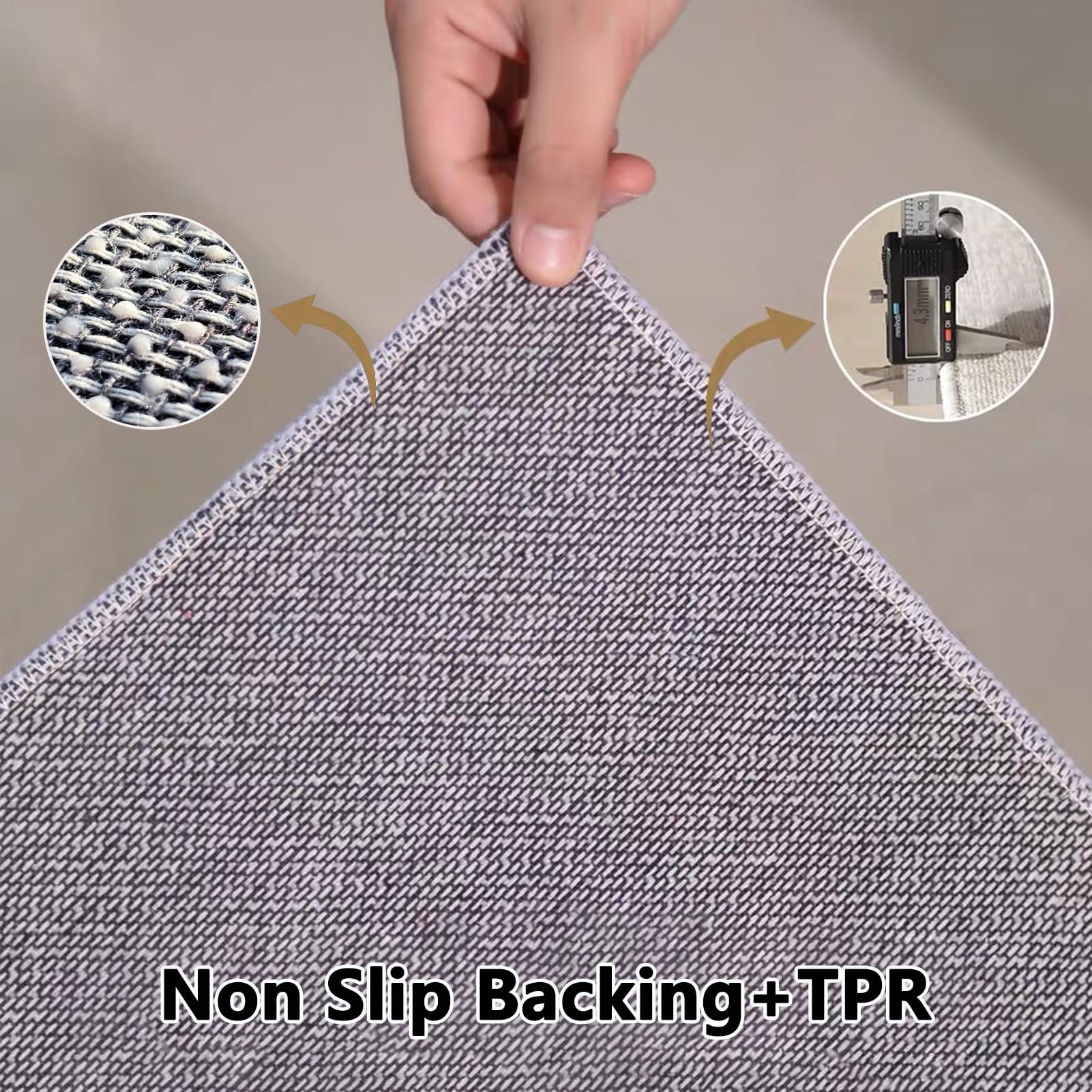 rutschfest Gaming Teppich, Bodenschutzmatte Bürostuhl, Schreibtischstuhl Unterlage für Laminat, Bürostuhl Unterlage für Parkett und Hartböden 100 x 120 cm