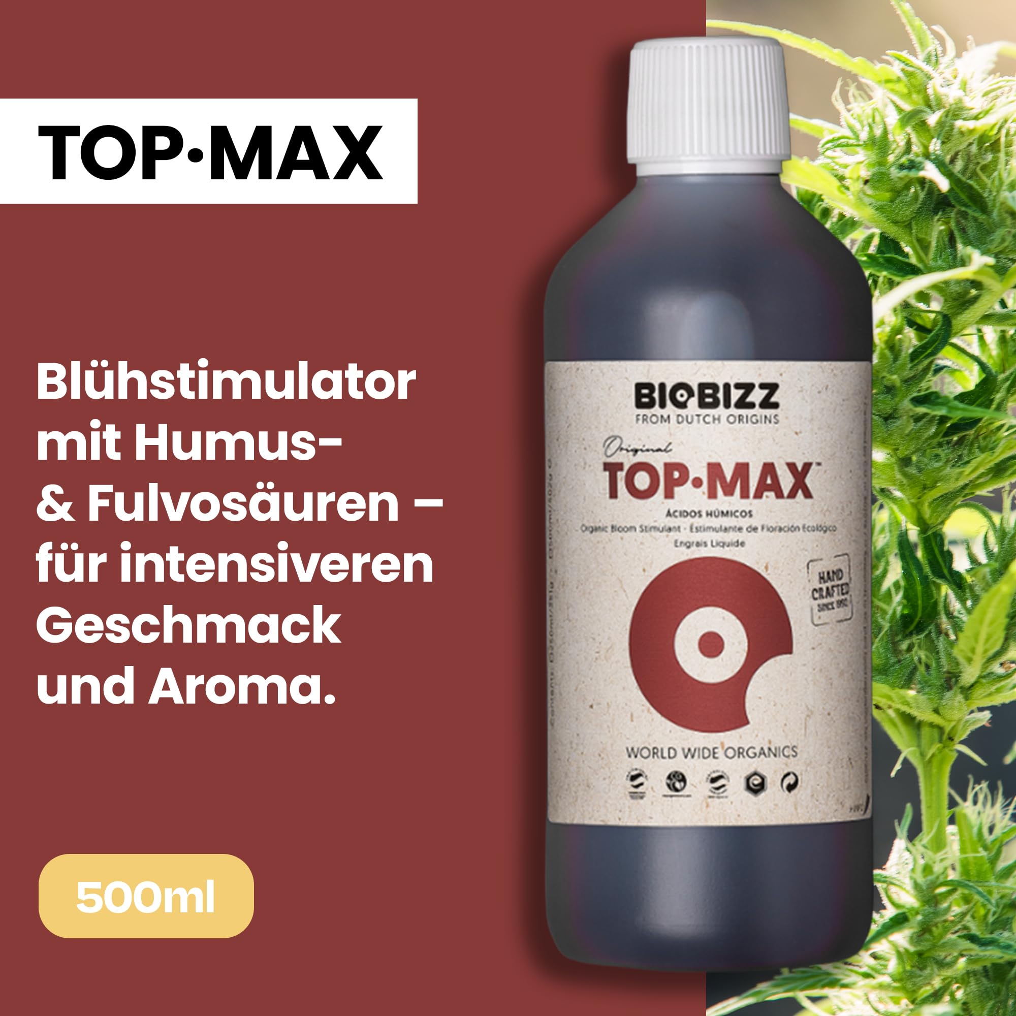 Biobizz Starter Pack – Komplettset Bio-Bloom, Bio Grow und Top Max Dünger mit Bio Up und Bio Down 250 ml