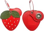 Leather Luggage Tag Holder with Airtag Case Set,Hidden Compartment for AirTag Travel Suitcase Tracking Case