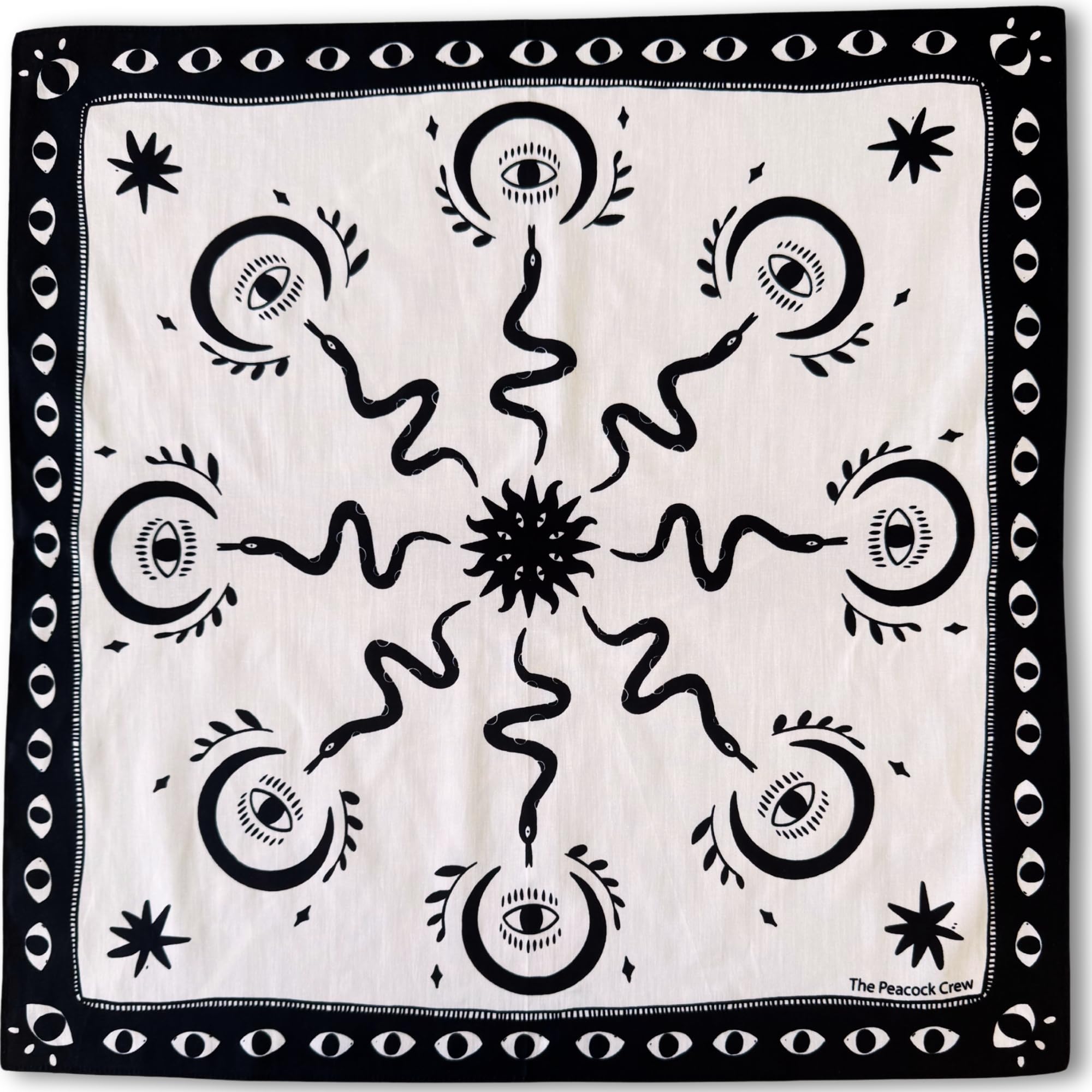 Unisex Adult Peacock Bandana (pack of 1)