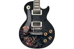 designdivil Guitar Skin Wrap Laminated Vinyl Decal Sticker The Ash Rose GS71