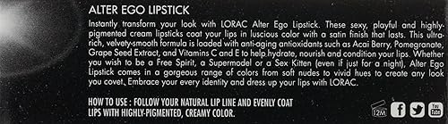 Miniatura 7 de LORAC Alter ego - lápiz labial para mujer Cat Lady, Dominatrix, Free Spirit, Hipster, Jet Setter, Seductress, Supermodelo.