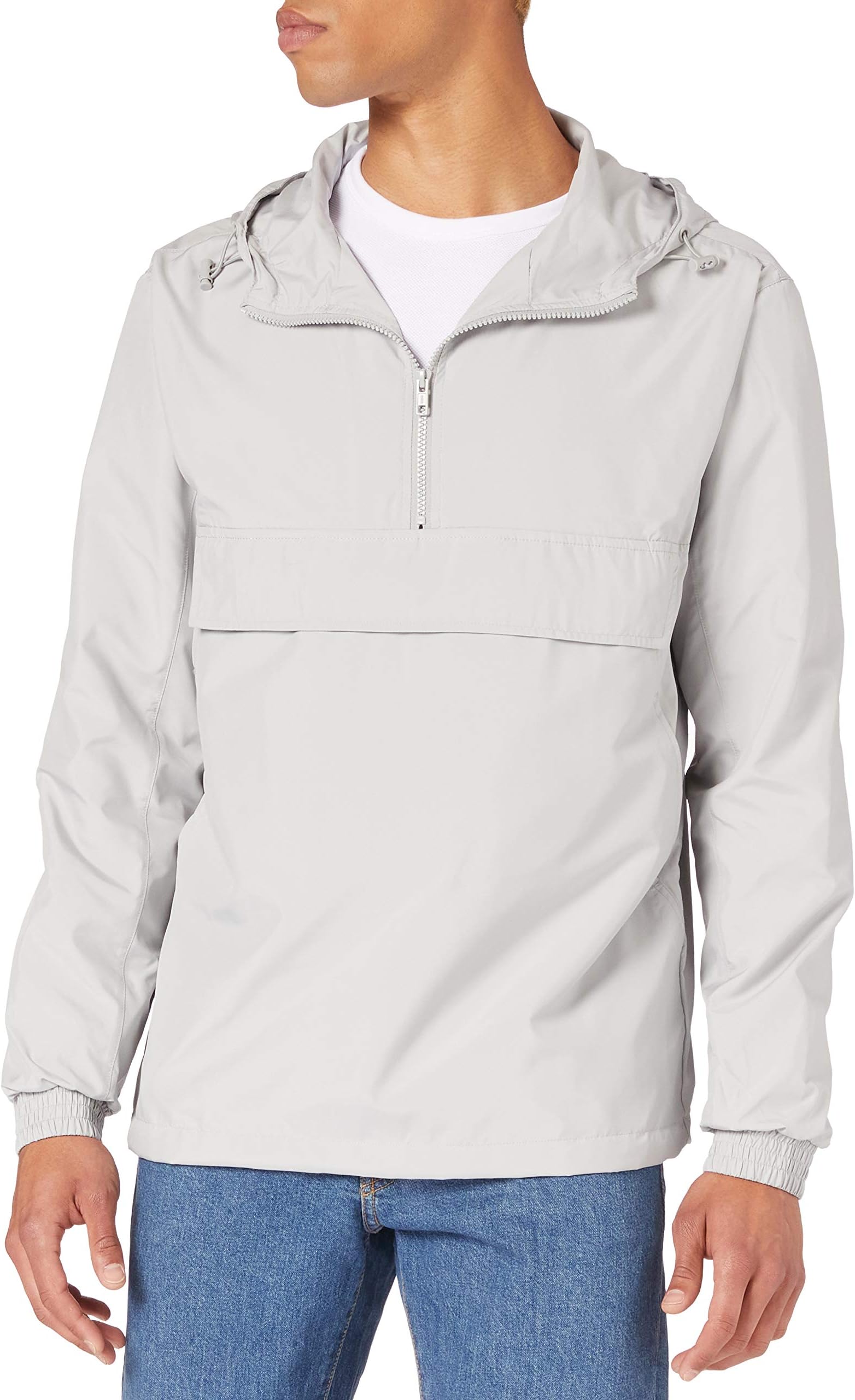 Urban ClassicsMen's Basic Pull Over Jacket Jacket (pack of 1)