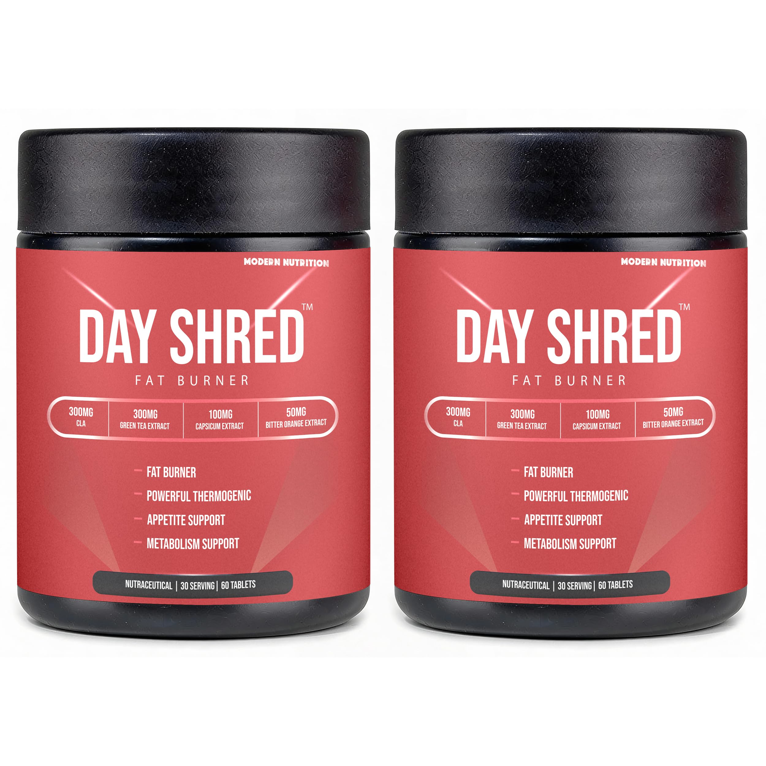 Day Shred | Fat Burner for Men Women | Appetite Suppressant | Powerful Thermogenic | Weight Loss Supplement | Belly Fat Burner for Men Women | Yohimbine | Hydroxycut | Green Tea Extract | Pre Post Workout | 120 Tab-picture-19