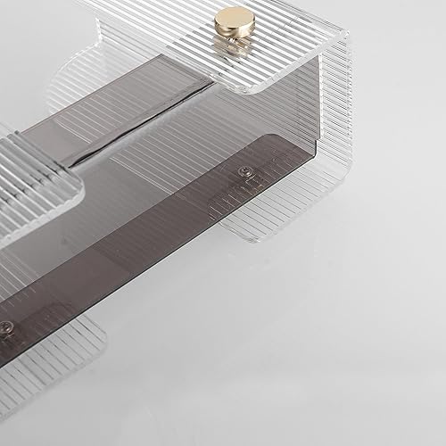 Miniatura 9 de Servilletero acrílico para mesa dispensador de toallas de papel para encimera, soporte de almacenamiento transparente para cocina o baño para uso