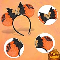 Vista 176 de FANYITY Orejas de ratón, diadema de lentejuelas con orejas de ratón para niños, niñas y mujeres (MN)