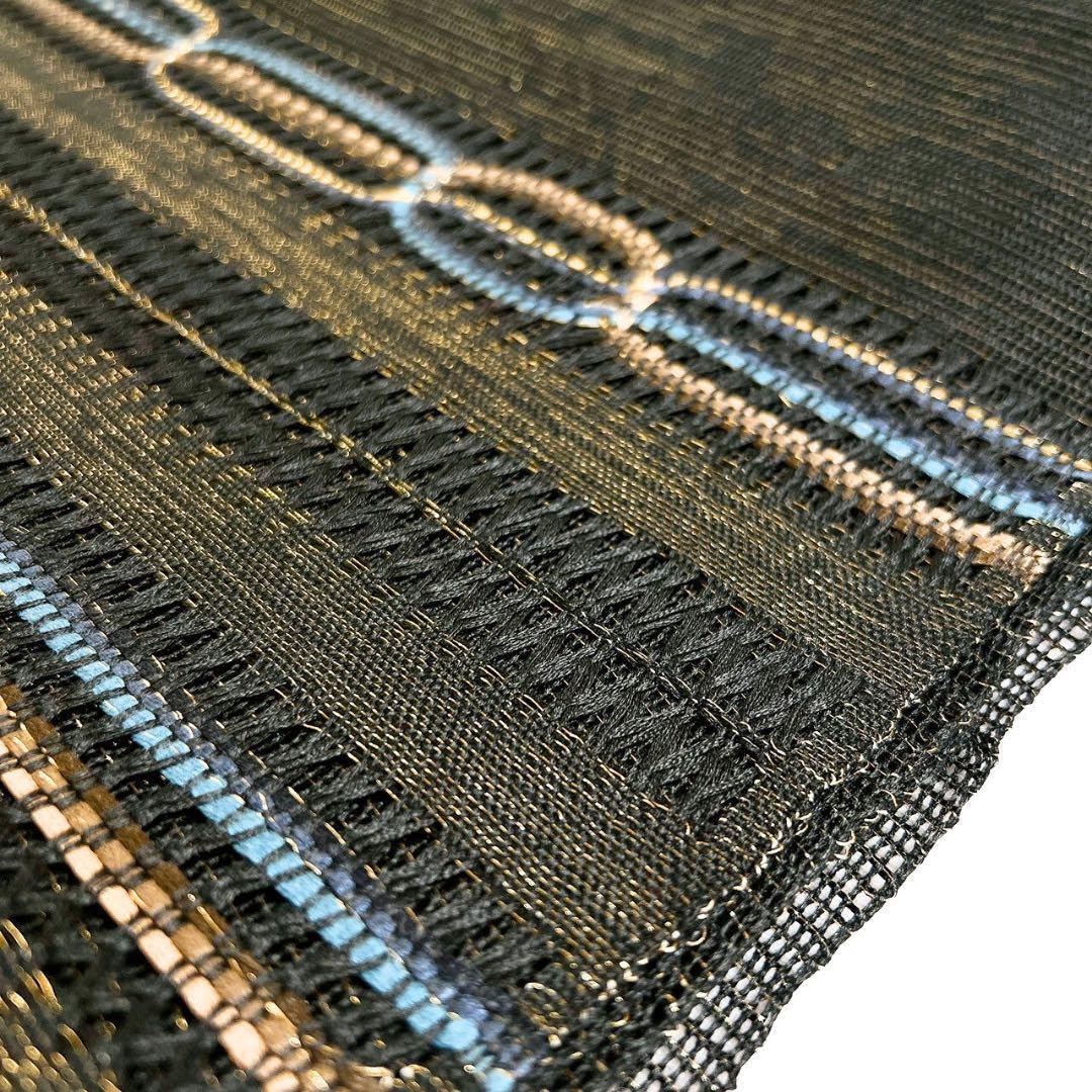 名古屋帯　松葉仕立て　夏用　金通し　手組み　横縞　着物　054w p Amazon.co.jp: 名古屋帯 松葉仕立て 夏用 金通し 手組み 横縞