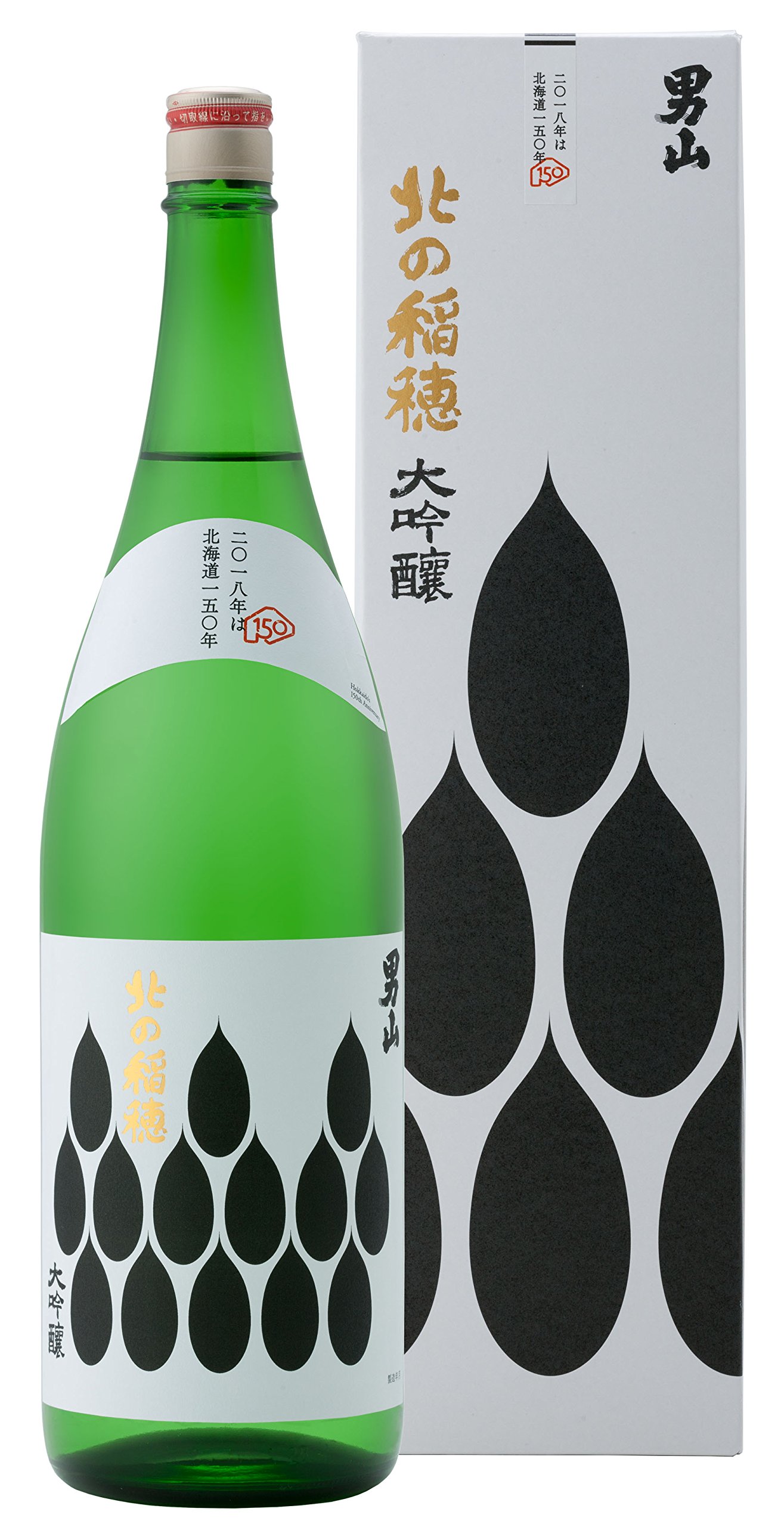 Amazon.co.jp: 男山 清酒 男山 大吟醸「北の稲穂」 [ 日本酒 1800ml 