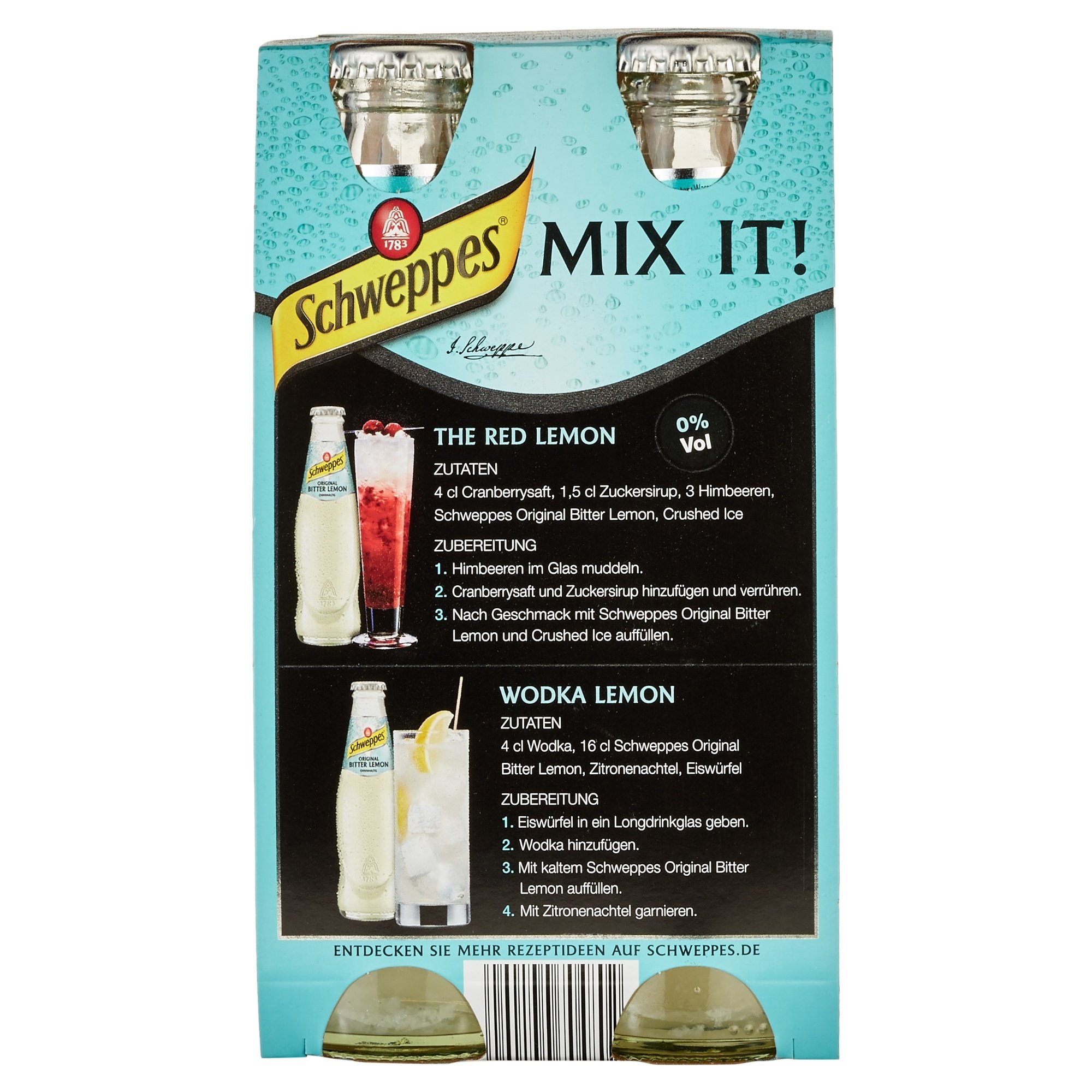 Schweppes Original Bitter Lemon Mehrweg 24 x 0.2 l