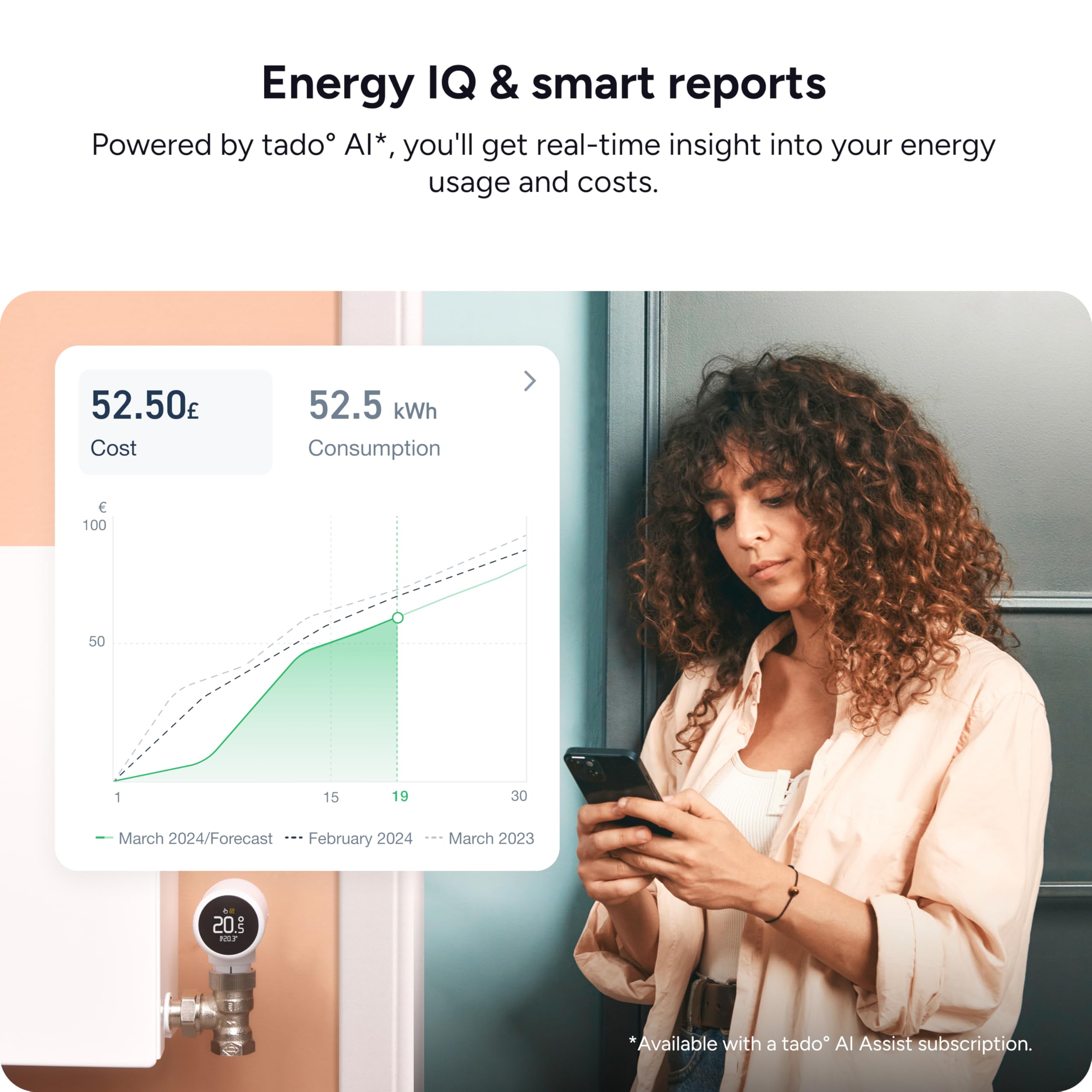 tado° Termostat grzejnikowy Smart Radiator Thermostat X – zestaw startowy z Bridge