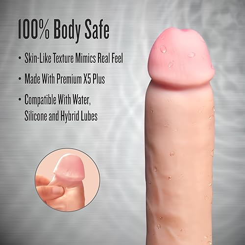Miniatura 4 de Blush Performance Magnum Xtender - Manga para pene de 9 pulgadas, añade 1.75 pulgadas de longitud y 2.75 pulgadas de circunferencia, funda extensora