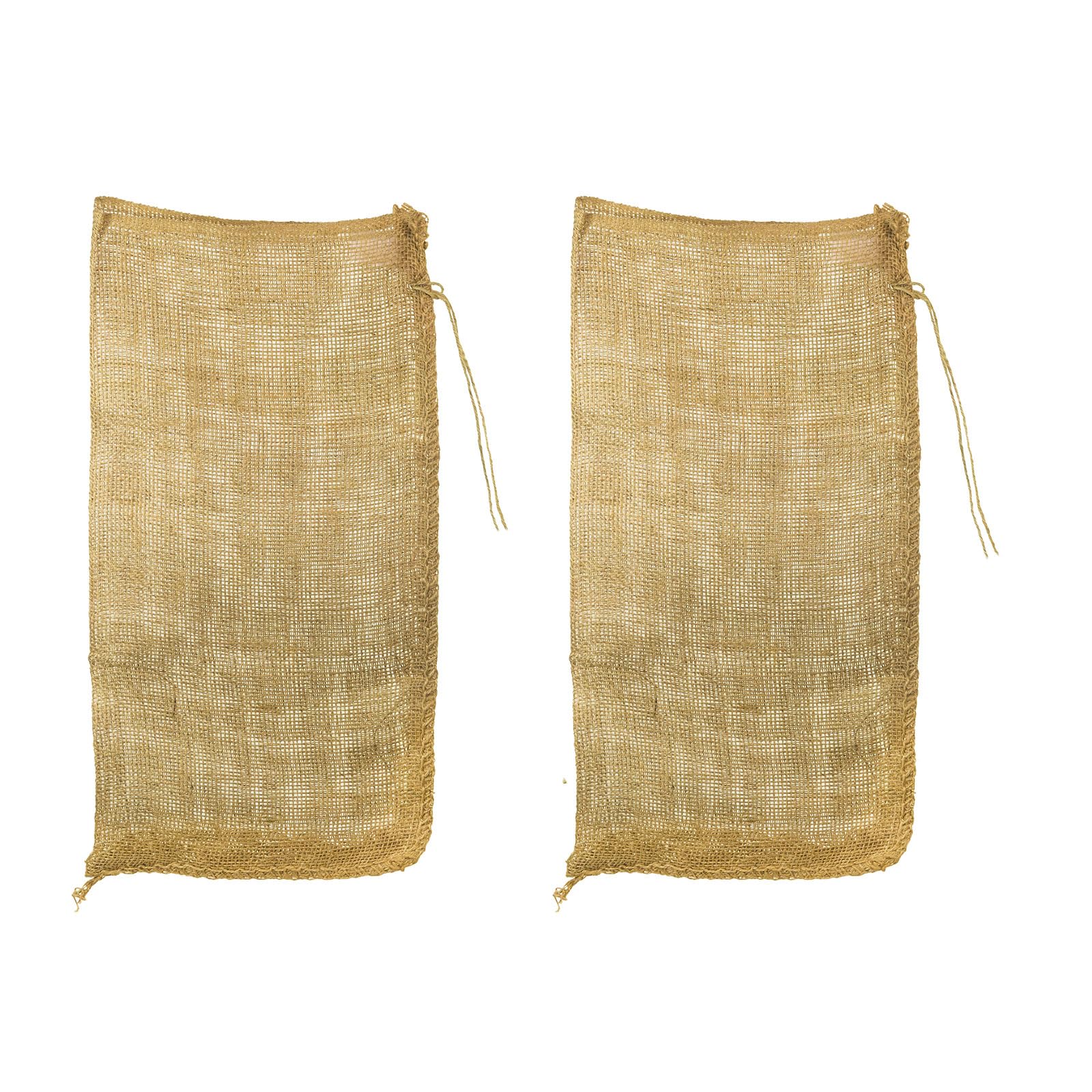 Jute Sack Kartoffelsack Lagersack – 65x135 cm, 100 kg, 230 g/m², 2er Set