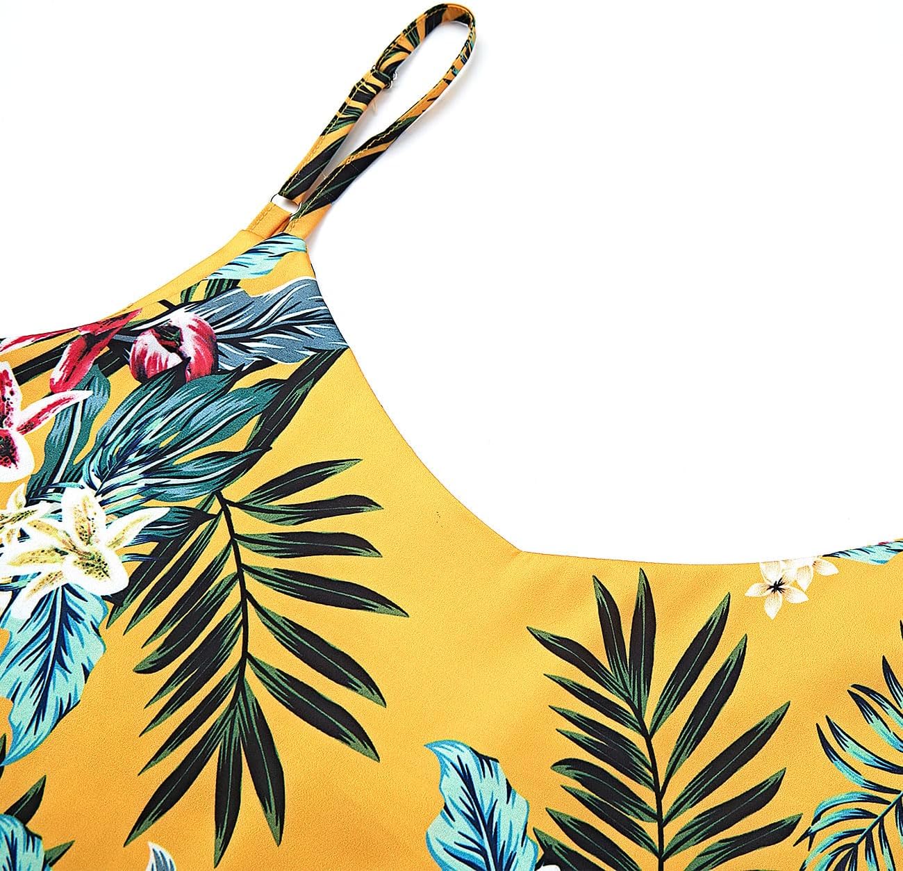 7th Element Womens Silk Satin Camisole Tank Tops V Neck Casual Cami Sleeveless Blouses Summer Basic Tank Shirt - Image 6