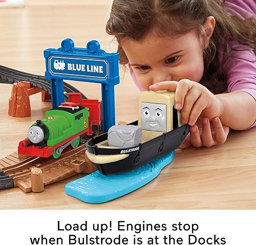 Miniatura 4 de Thomas  Friends Talking Thomas  Percy - Juego de tren motorizado y pistas para niños en edad preescolar a partir de 3 años