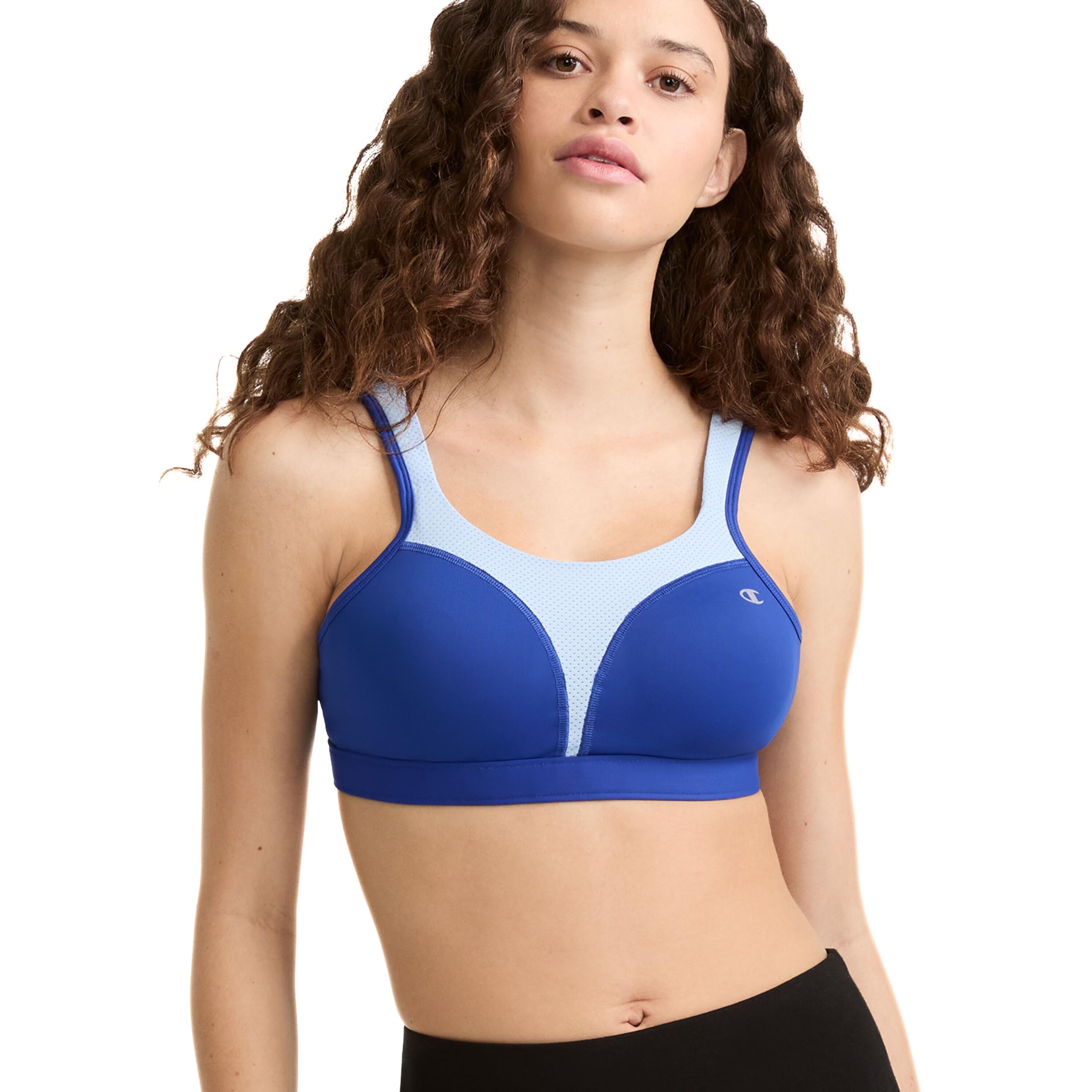 Champion Women's Sports Bra, Spot Comfort, Maximum Support, High-Impact Sports Bra for Women