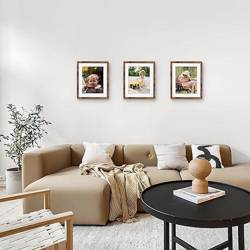 Miniatura 241 de Picrit - Juego de 12 portarretratos de 5 x 7 pulgadas para colgar en la pared o exhibir sobre una mesa, para fotos de 4 x 6 con paspartú o 5 x 7