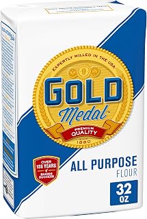 Gold Medal All Purpose Flour 2 lb Bag - Versatile Presifted Baking Flour for Bread, Pies, Cakes & Cookies