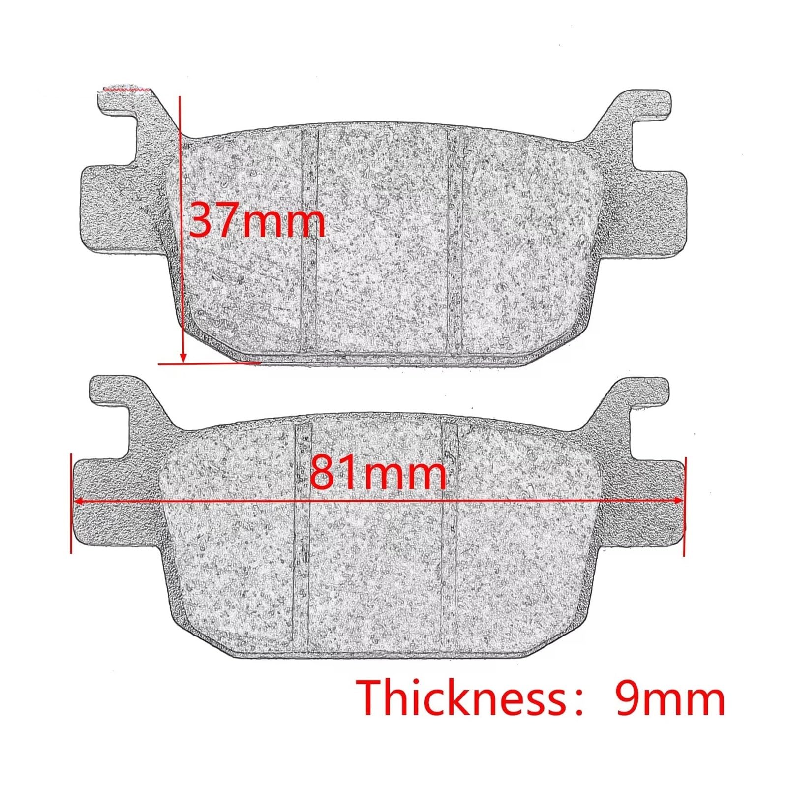Freno Pastiglie Moto Per Leoncino Per BN251 500 Per BJ500 Per GS-A Per Benelli Per BJ300 Per BN300 Per BJ300GS Pastiglie Freno Posteriori Moto