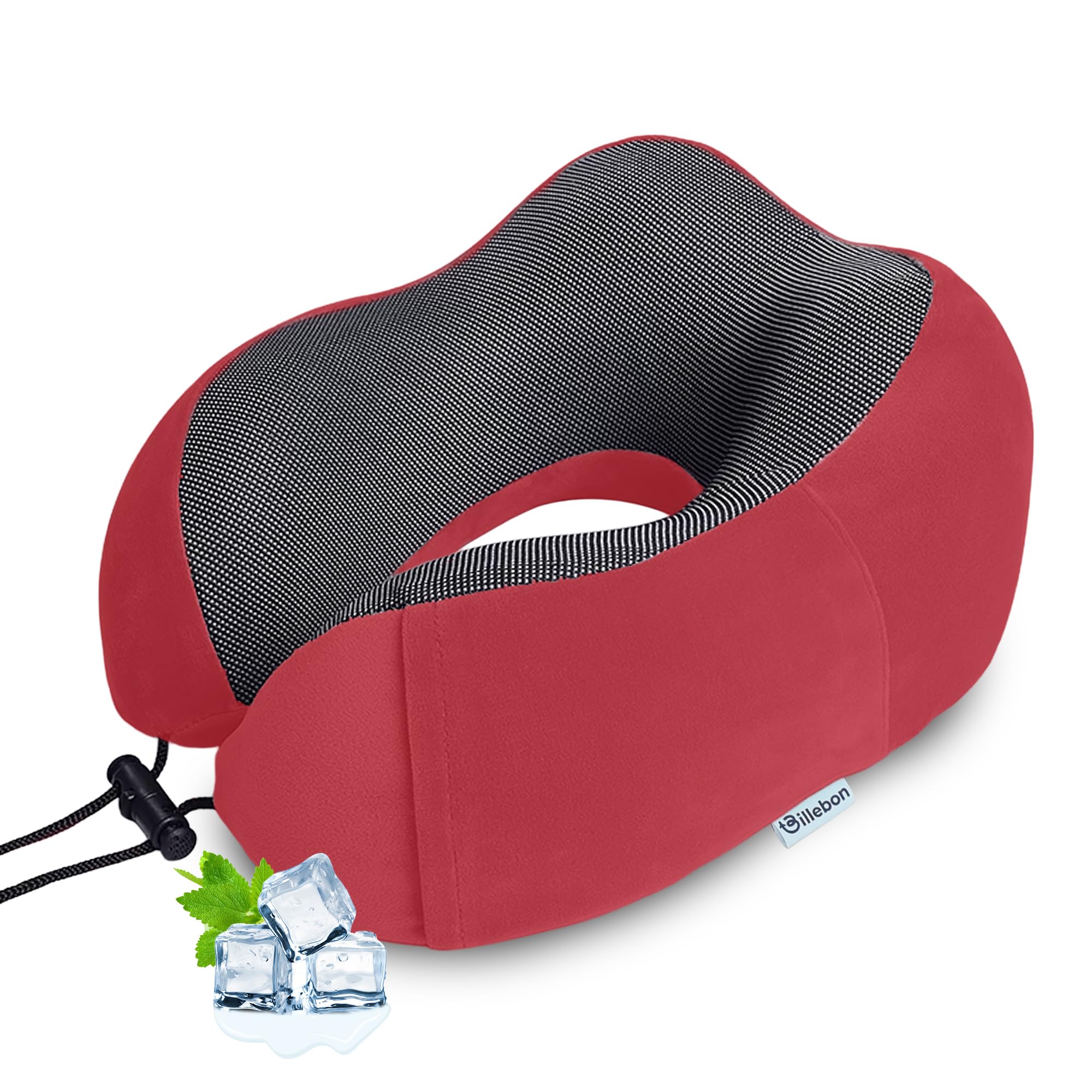Billebon Memory Foam Neck Pillow - Travel Comfort -23