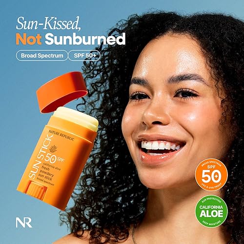 Miniatura 2 de NATURE REPUBLIC CALIFORNIA ALOE FRESH POWDERY SUN STICK Amplio Espectro SPF50+ (no probado en animales)