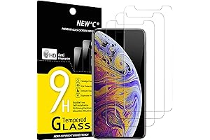 3 Pack Designed for iPhone XS Max and iPhone 11 Pro Max (6.5) Screen Protector