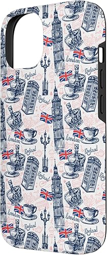 Miniatura 5 de Funda para iPhone 11 Pro Londres con Big Ben, Booth, Union Jack, estuche de té inglés