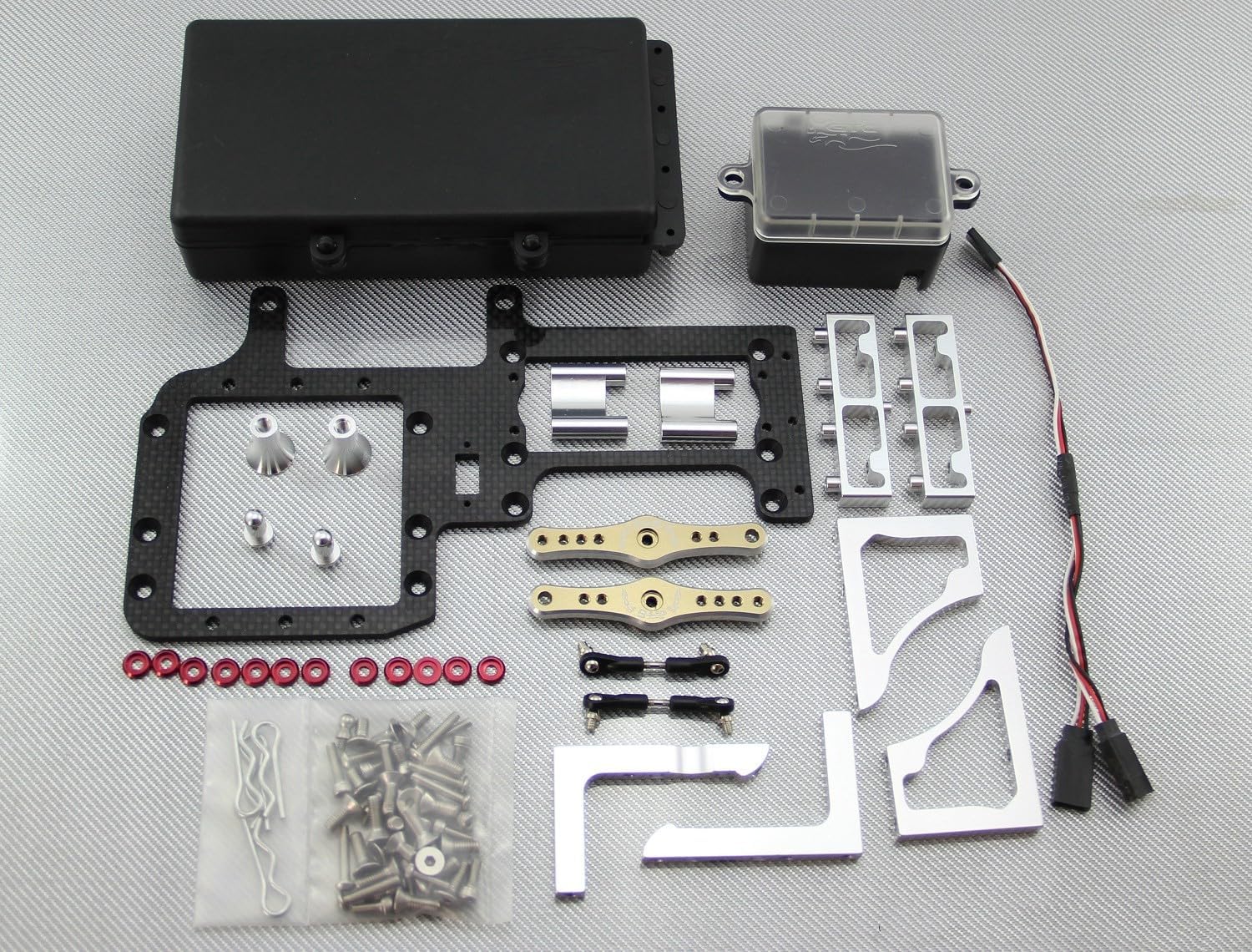 GTBRacing 1/5 RC Car Losi 5ive T Carbon Dual Steering