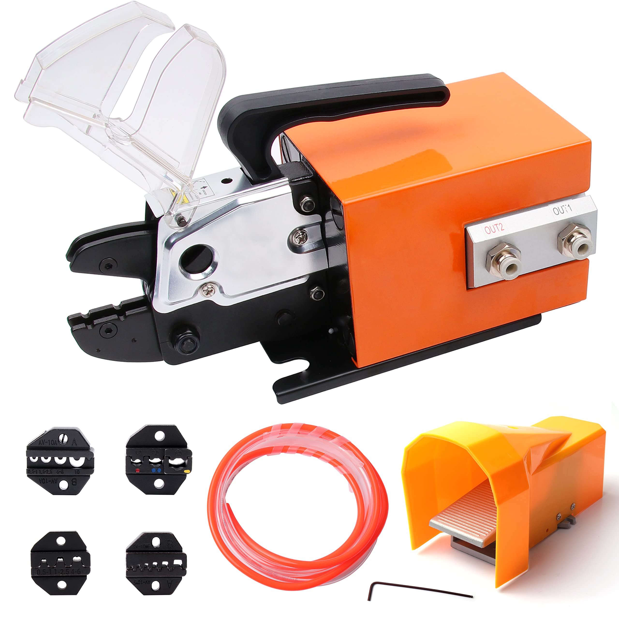 Buy AM10 Pneumatic Crimping Tool, Flytuo Air Powered Wire Terminal