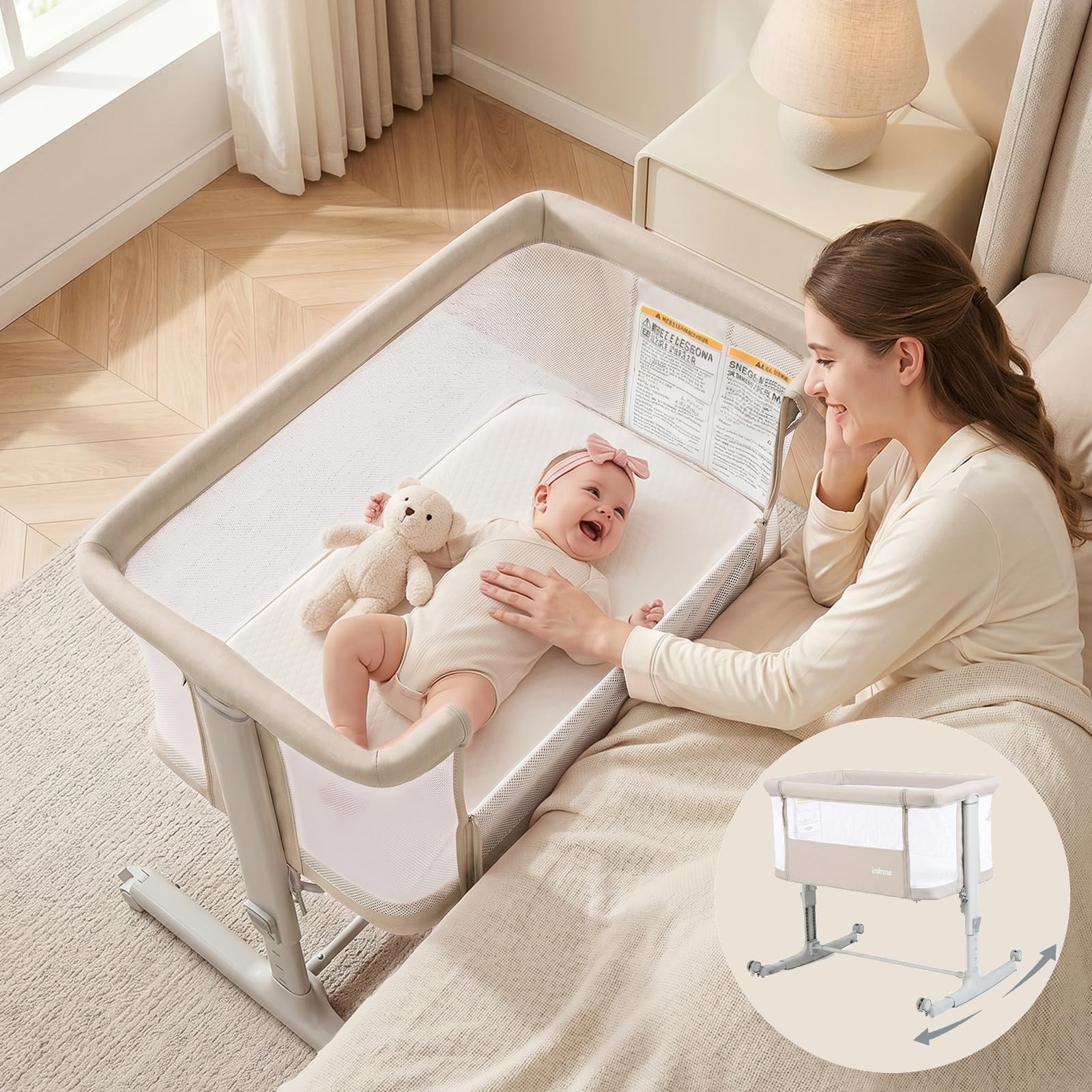 INFANS 3-in-1 Bassinet