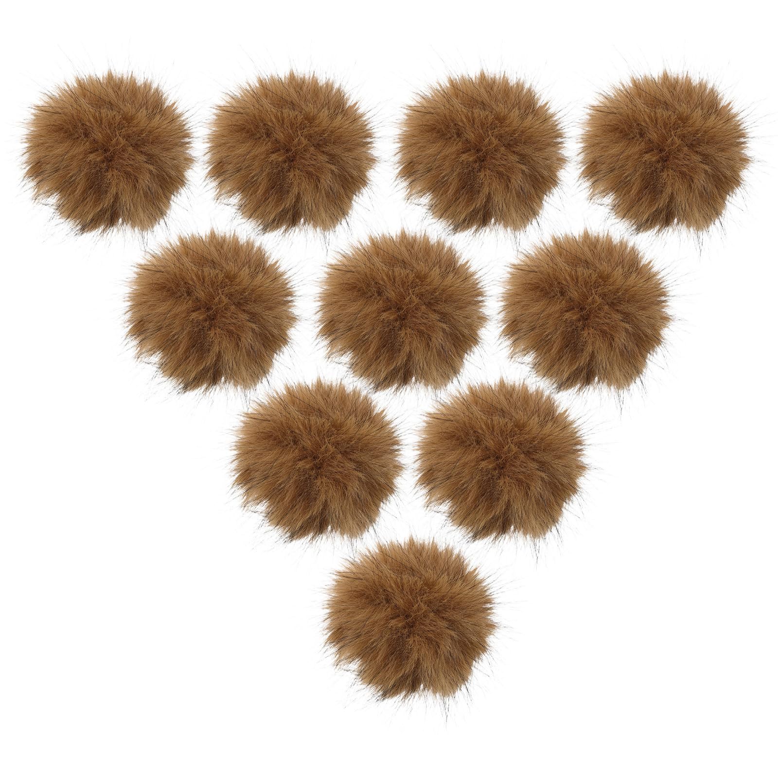 Bolas de felpa para gatos Garneck pack de 10 juguetes ligeros interactivos para interiores