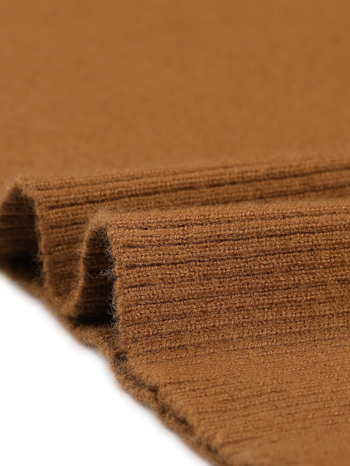 Seta T Women's Sweater Dress Square Neck Slit Hem Long Sleeve Ribbed Knit Casual Bodycon Midi Fall Dresses - Image 5