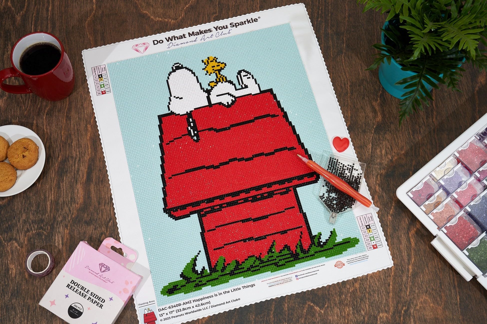 Amazon.com: DIAMOND ART CLUB Happiness is in the Little Things