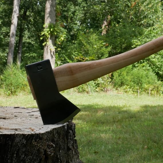 COUNCIL TOOL 2 lb Hudson Bay Camp Axe, 18 Curved Handle, Made in USA