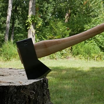 COUNCIL TOOL 2 lb Hudson Bay Camp Axe, 18 Curved Handle, Made in USA