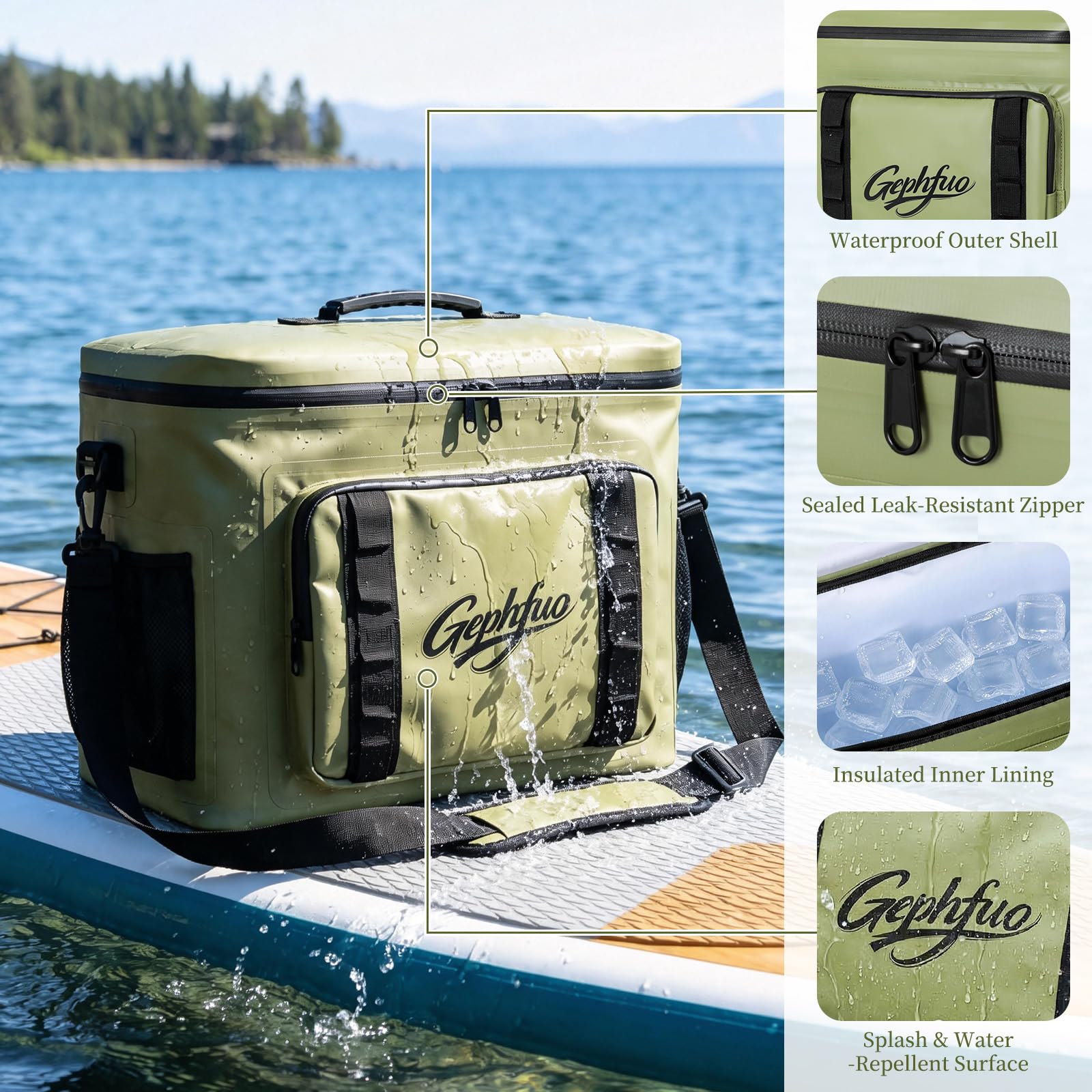 Modoker Kajak-Kühltasche, Paddleboard-Kühltasche für Campingausflüge