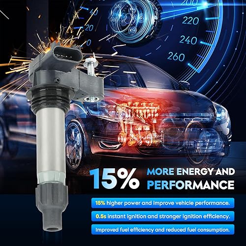 Miniatura 4 de Paquete de bobinas de encendido para Buick Allure Enclave LaCrosse Cadillac ATS CTS SRX STS Chevy Camaro Caprice Caprice Sport Colorado Equinox