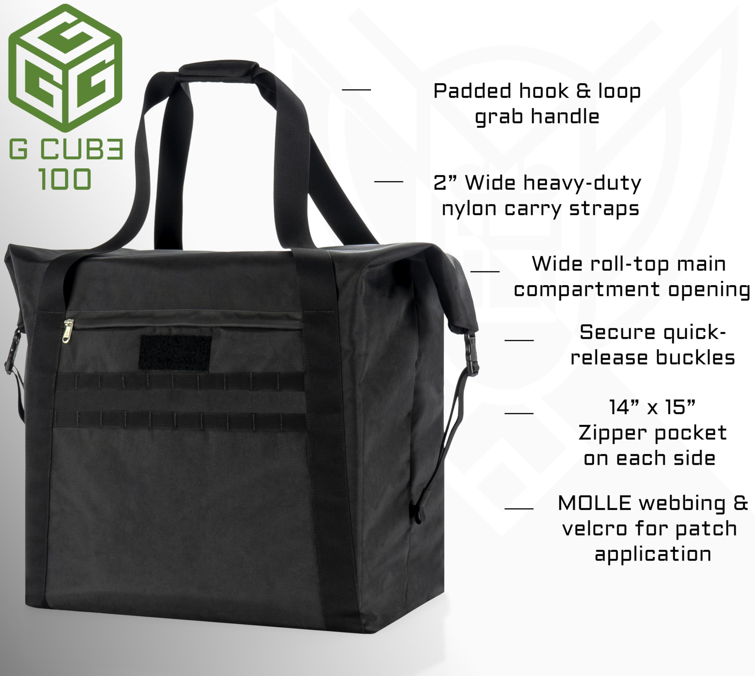 Xtreme Sight Line ~ G CUB? 100 Faraday Bag for Medium to Large Generators and Electronics ~ Protects Against EMP/CME/EMF/RF ~ Diamond Form Farday Lined Interior ~ Foam Padded Base