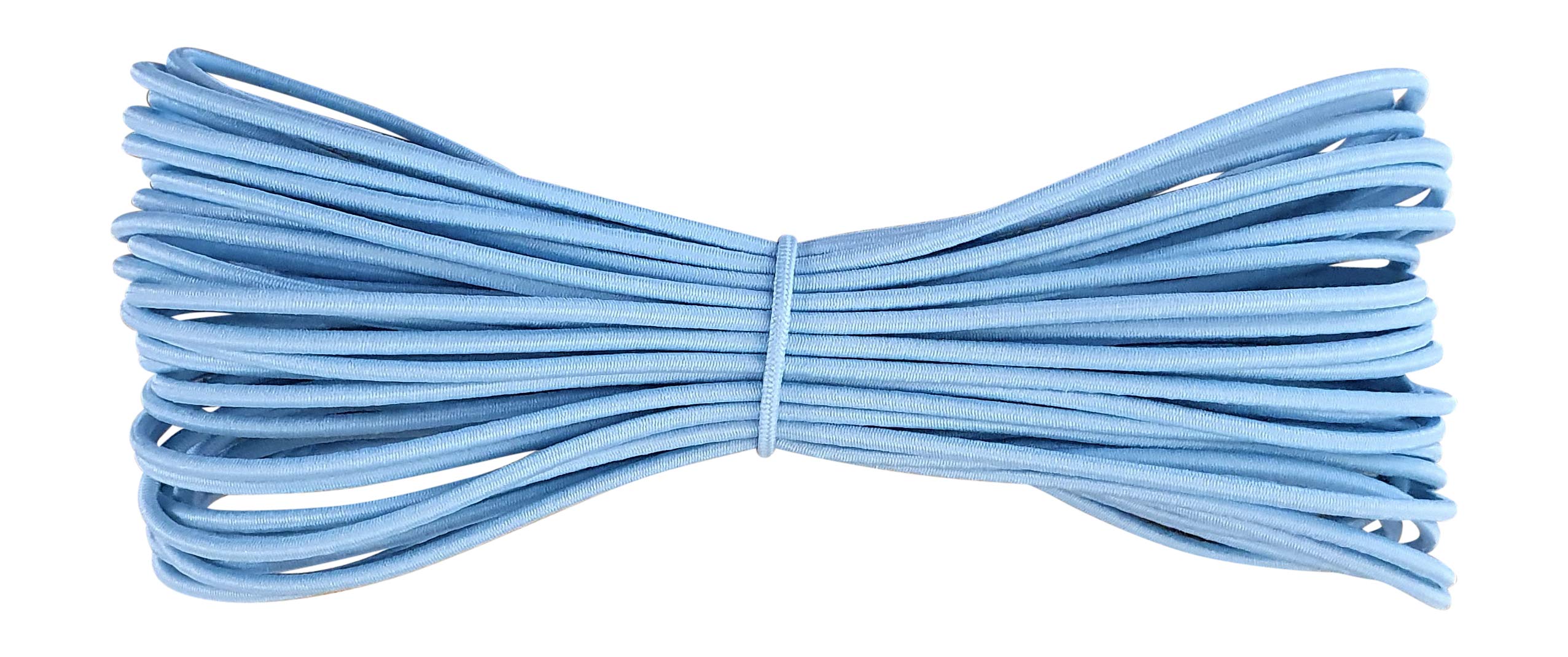 Round Elastic Cord - 2 mm Diameter - Baby Blue - 30 metres — image 1