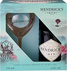 Gin Hendrick's 750ml + Taça Personalizada